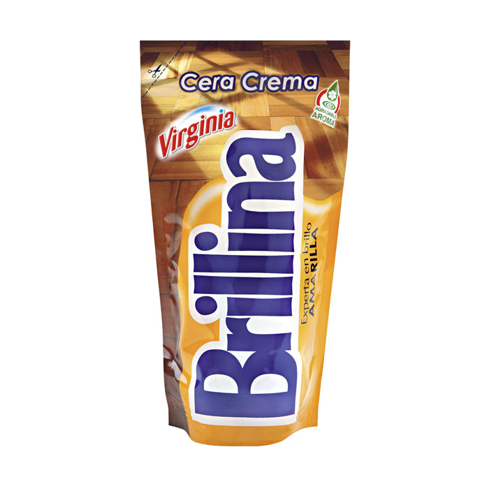 Cera Brillina en crema amarilla - 340cc