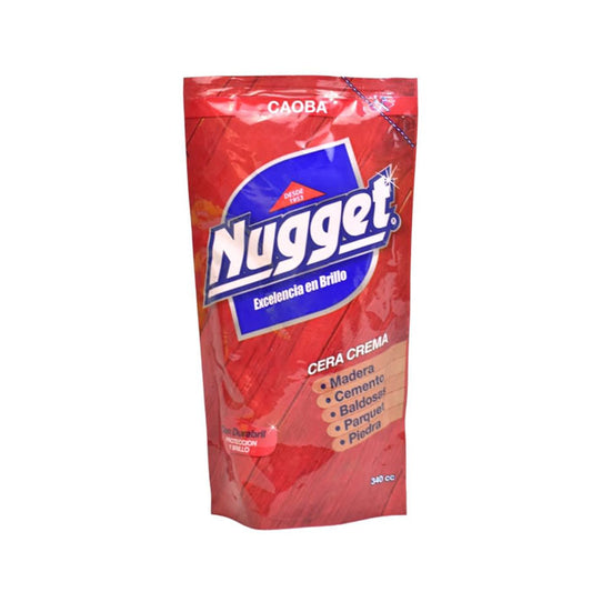 Cera en crema Nugget caoba - 340cc