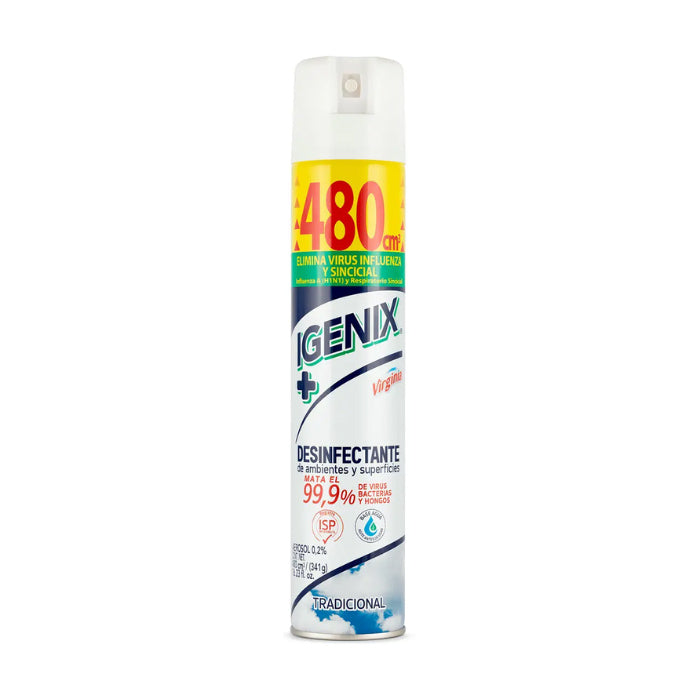 Aerosol desinfectante Igenix tradicional - 480 cc