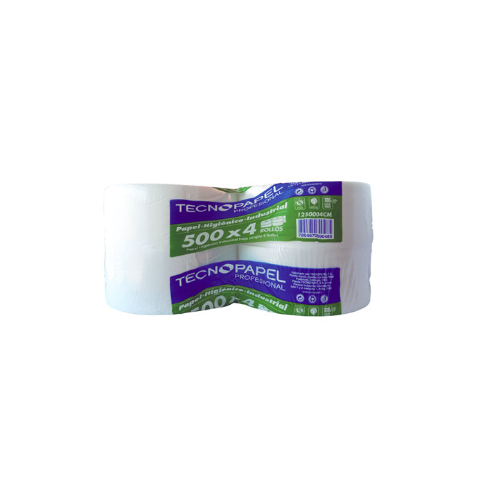 Papel higiénico Tecnopapel X4 - 500 mt