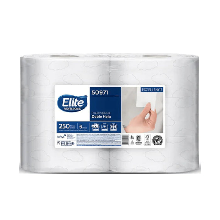 Papel Higiénico Elite 250MTX6