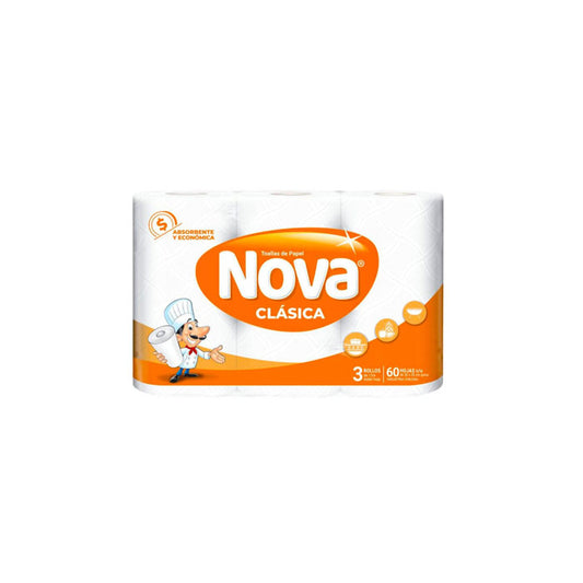 Toalla de papel Nova Clásica X3 - 12,5mt