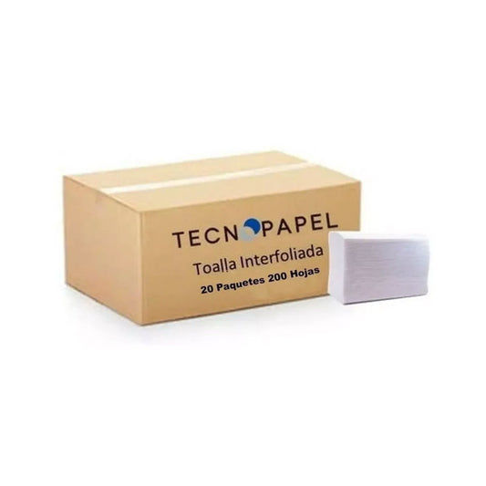 Toalla interfoliada Tecnopapel hoja doble - 200un
