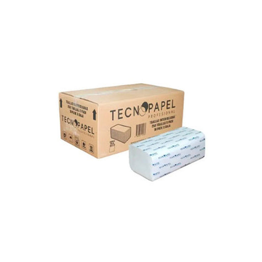 Toalla interfoliada Tecnopapel hoja simple - 250un