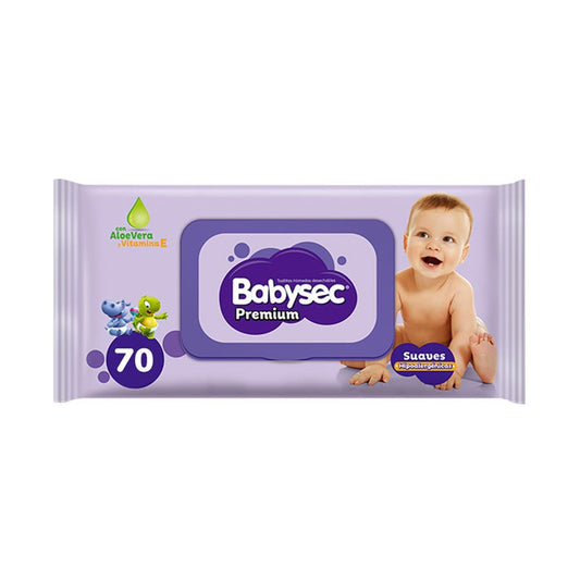 Toallas húmedas Babysec - 70un