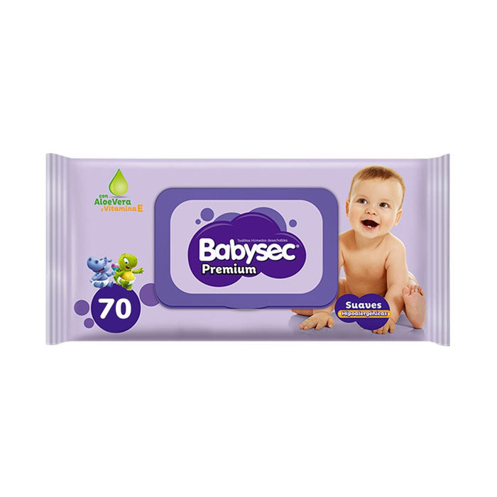 Toallas húmedas Babysec - 70un